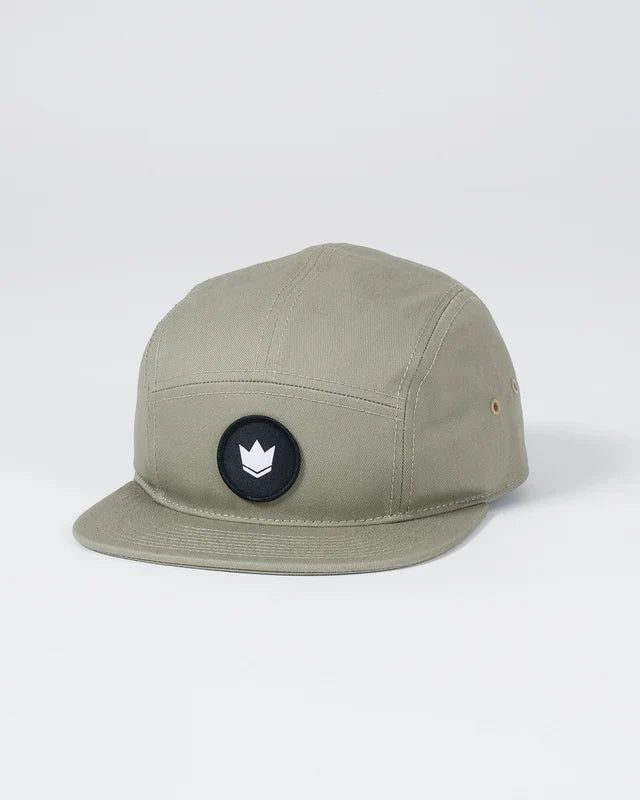 Crown Patch Strapback Hat - Sage Green