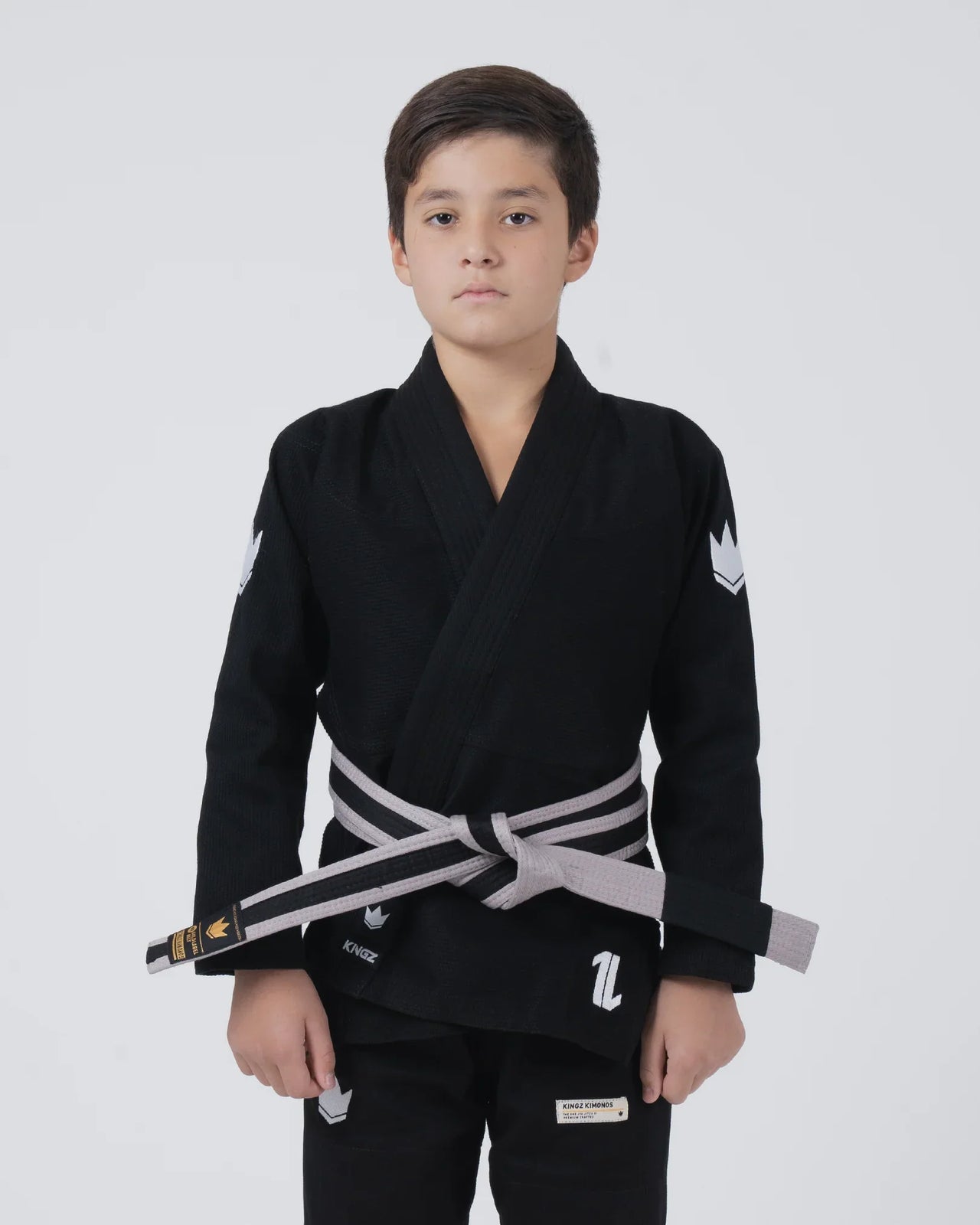 Kingz The ONE V2 Kids BJJ Gi - Black- 2024 Model