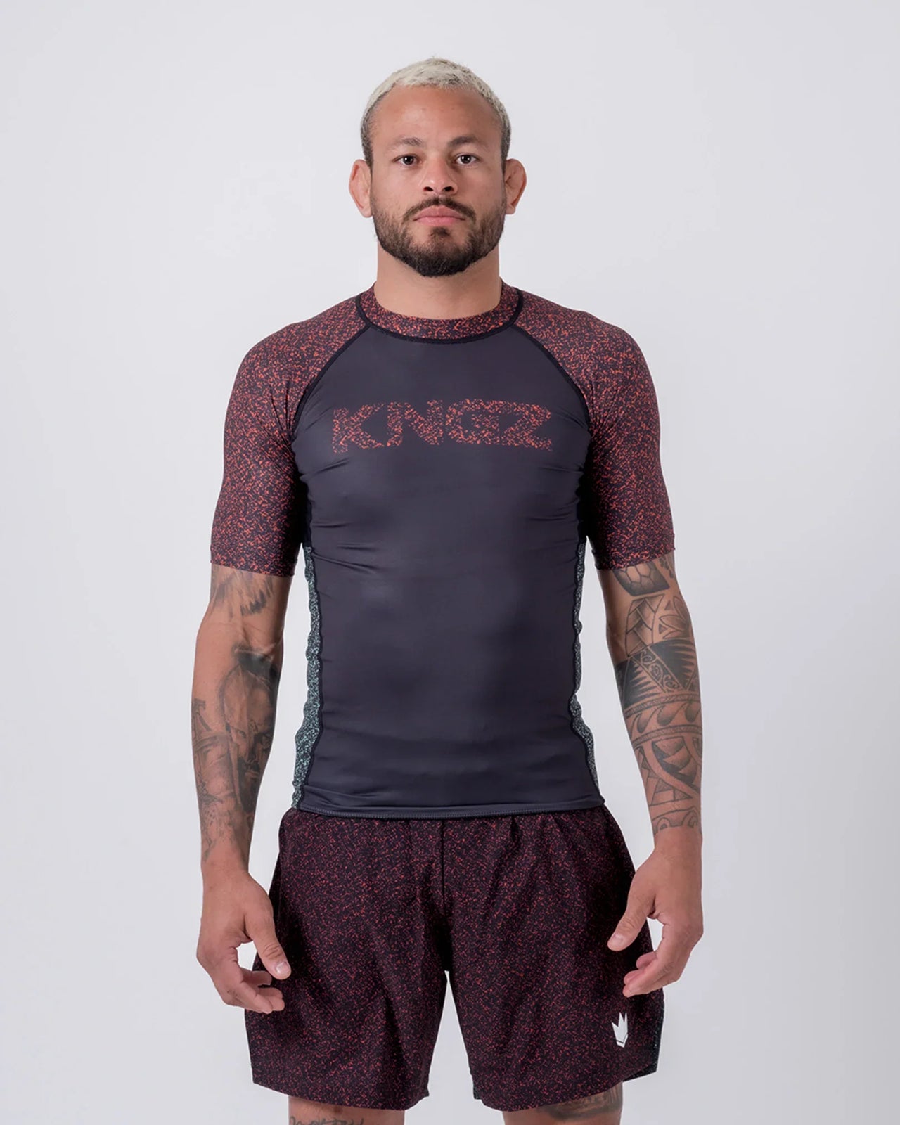 Noise V2 Rashguard RED/GREEN