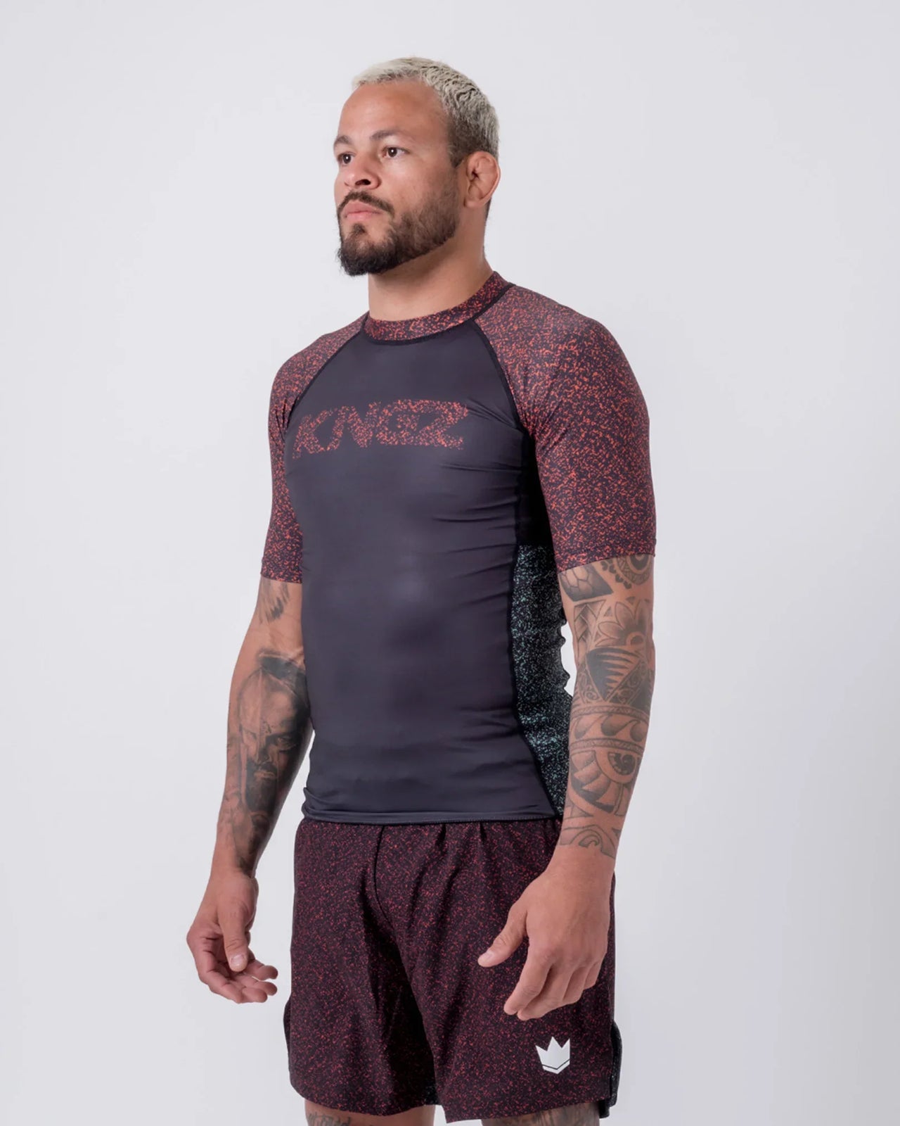 Noise V2 Rashguard RED/GREEN