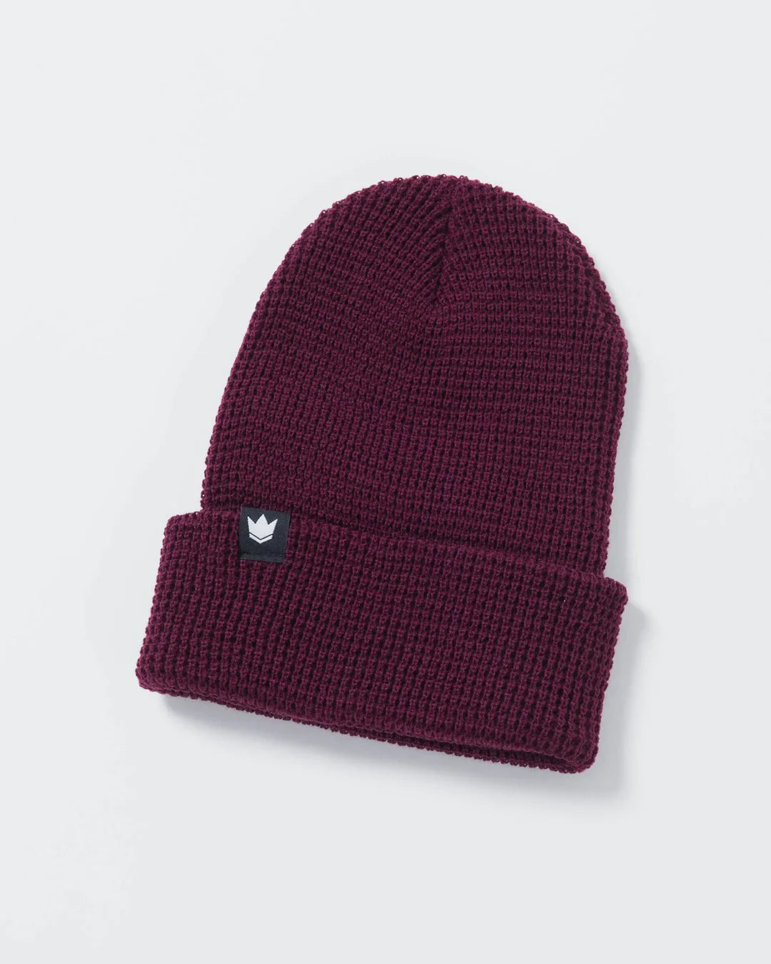 Kore Waffle Knit Beanie Burgubdy