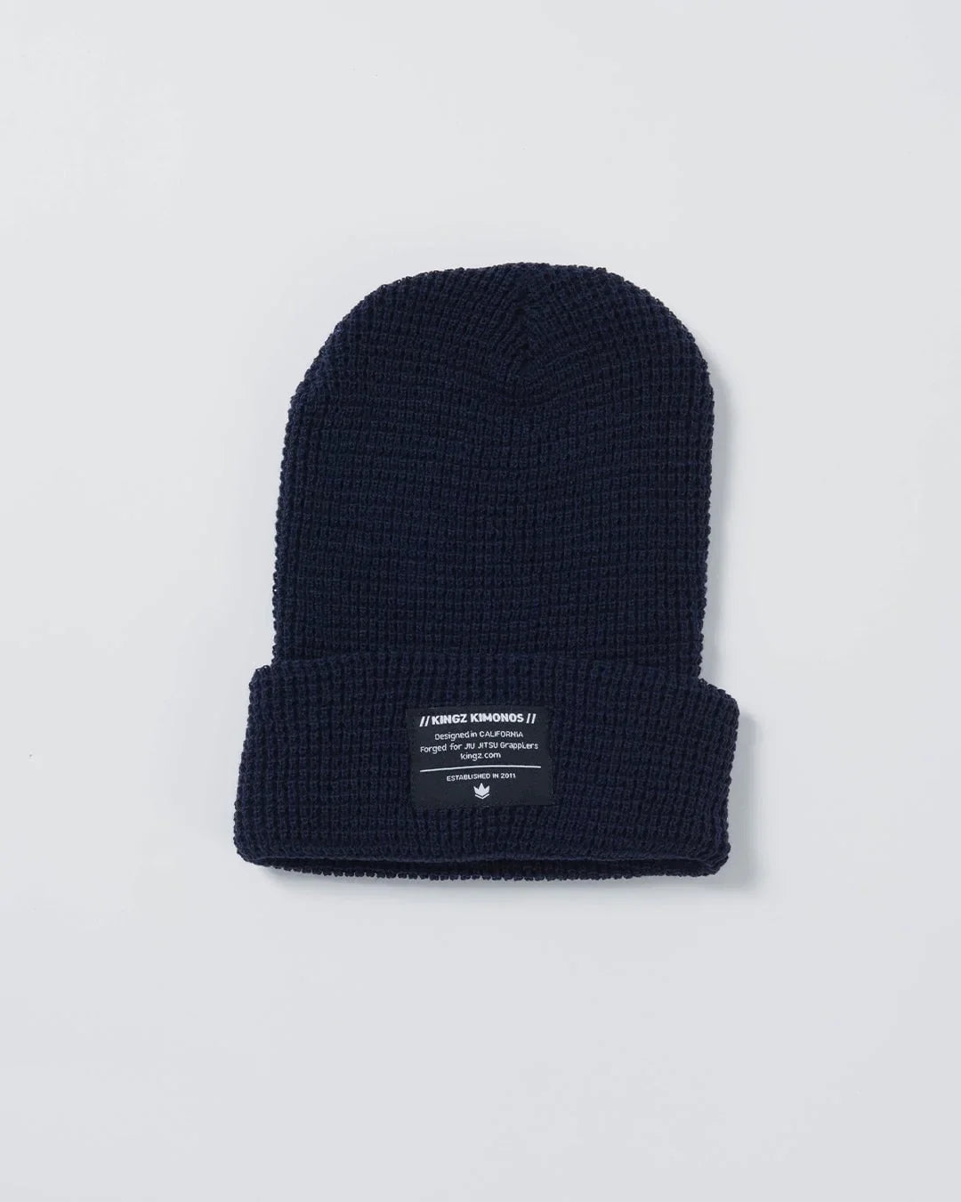 Company Waffle Knit Beanie Navy