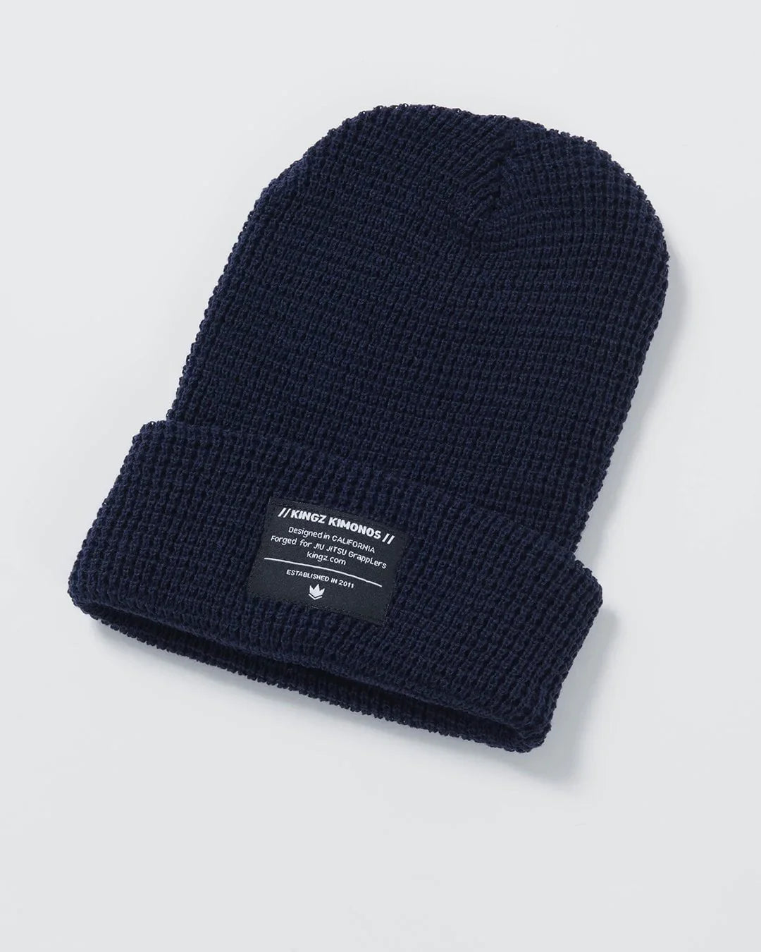 Company Waffle Knit Beanie Navy