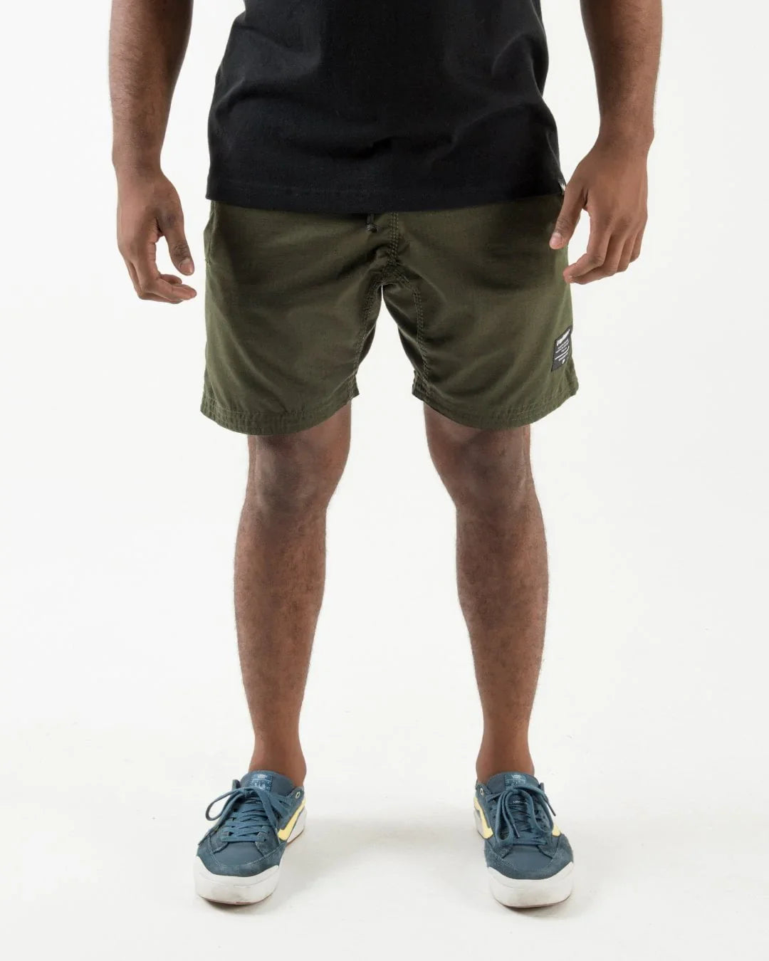 Casual Gi Shorts-MILITARY GREEN