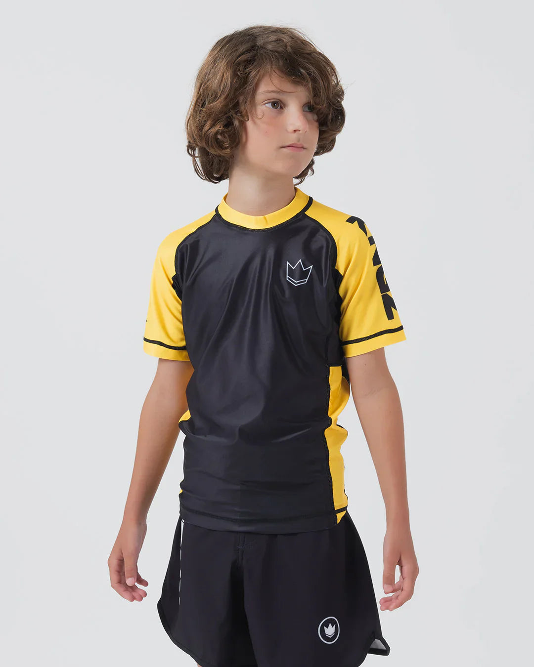 Ranked Youth S/S Rashguard - Yellow