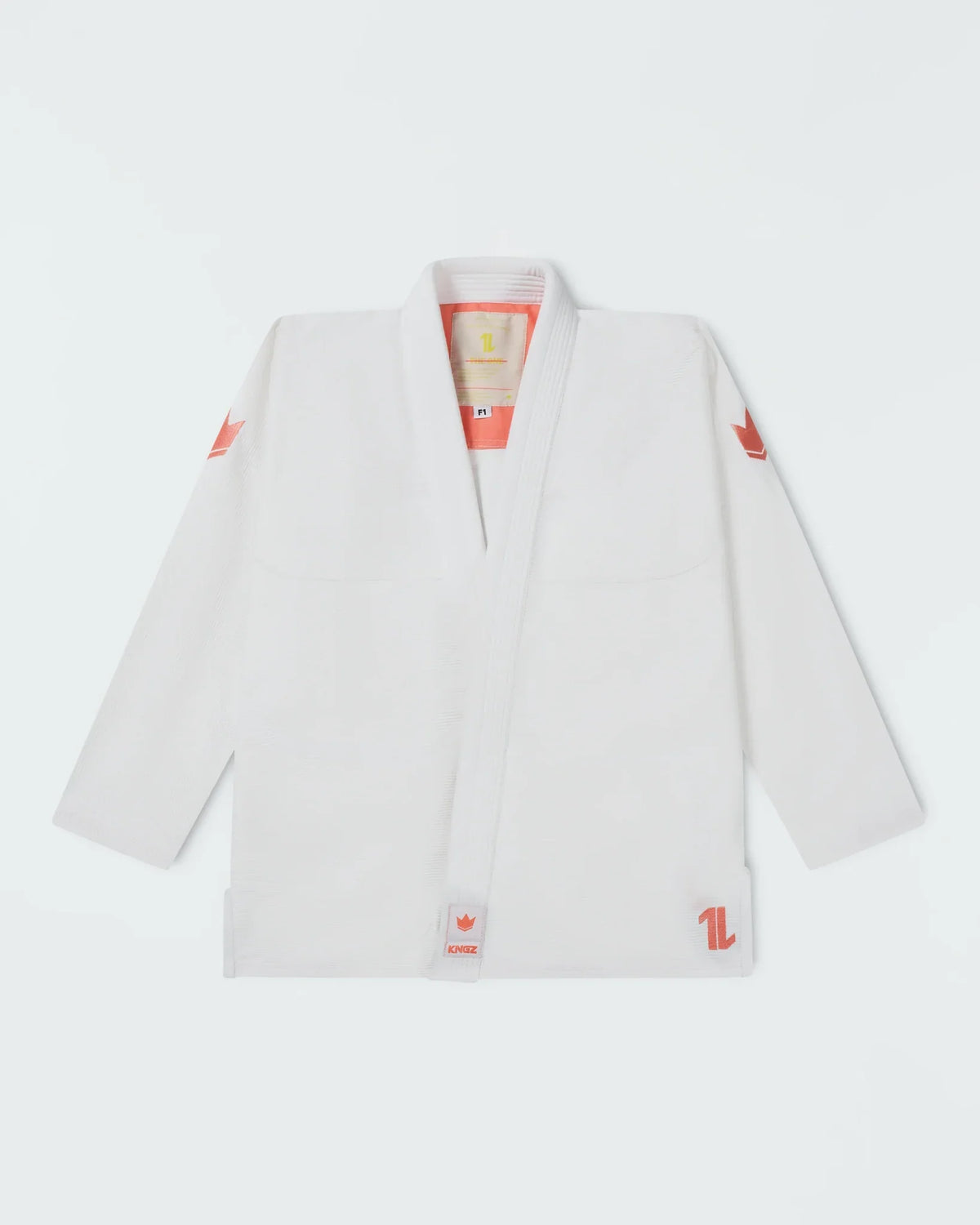 Kingz The One V2 Women's Gi Guava - White