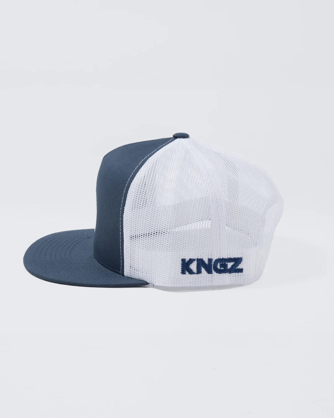 Logo V2 Trucker Snapback Navy/White